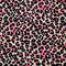 Fabric Merchants Pink Leopard Print Double Brushed Stretch Fabric